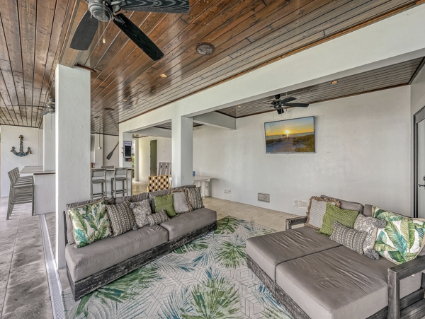 Bayfront Luxury Vacation Rental in Holmes Beach with Private Dock, Pool & Spa
